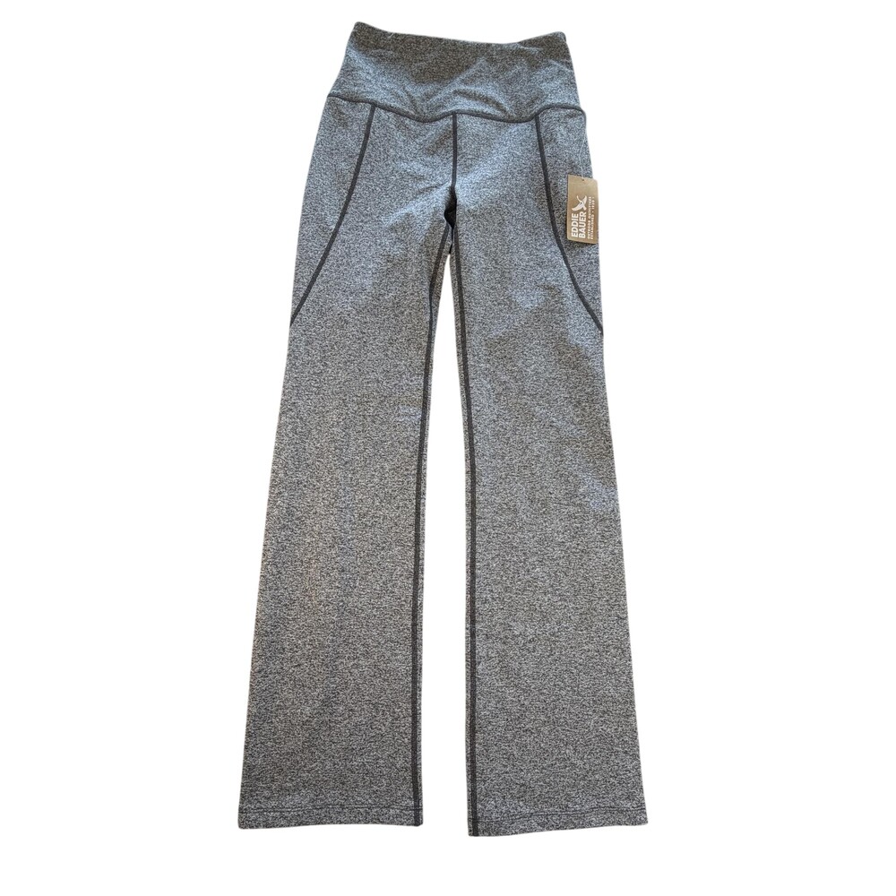 Eddie Bauer Pants Womens Small Gray WR Crossover Lined Fleece Sweatpants